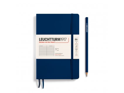 358317 LT1917 NB Paperback SC Marine Liniert 20x20cm 150dpi