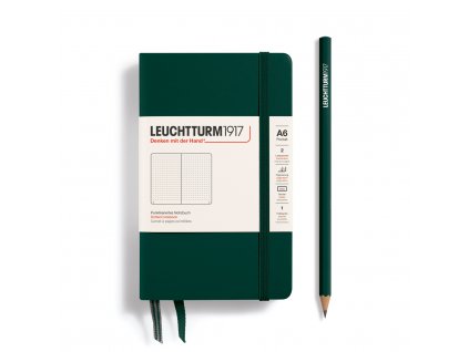 370298 LT1917 NB Pocket HC Forest Green Dotted 20x20cm 150dpi