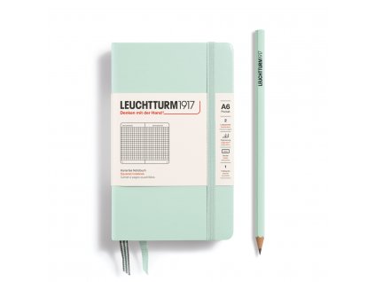 370304 LT1917 NB Pocket HC Mint Green Kariert 20x20cm 150dpi