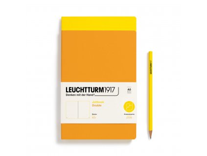 014 Jottbook Double Medium A5 Rising Sun Zitrone blanco