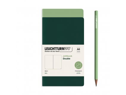 368195 LT1917 JB Double Pocket Salbei Forest Green Blanko 40x40cm 72dpi