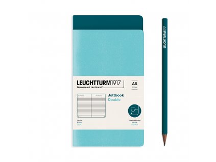 368200 LT1917 JB Double Pocket Aquamarine Pacific Green Liniert 40x40cm 72dpi