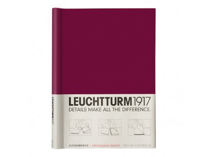 Springback binder Port Red, Springback binder Peka, A4, for up to 150 sheets