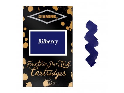 Inkoustove bombicky Diamine Bilberry (balení 6ks)