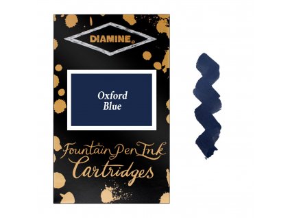 Inkoustove bombicky Diamine Oxford Blue (balení 6ks)