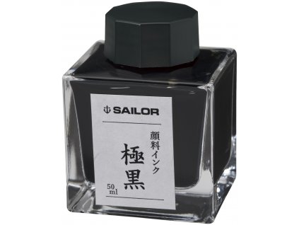 Inkoust v lahvičce Sailor KIWAGURO Black pigment ink 50 ml
