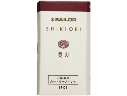 Inkoustové bombičky Sailor SHIKIORI OKUYAMA 3 ks