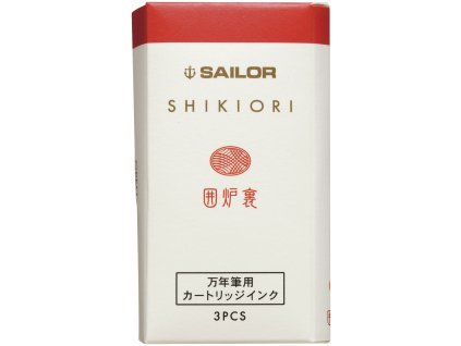 Inkoustové bombičky Sailor SHIKIORI IRORI 3 ks