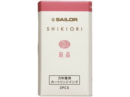 Inkoustové bombičky Sailor SHIKIORI SAKURAMORI 3 ks