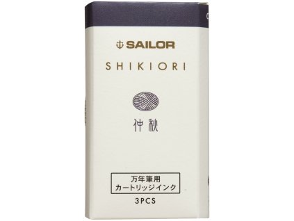 Inkoustové bombičky Sailor SHIKIORI CHUSHU 3 ks