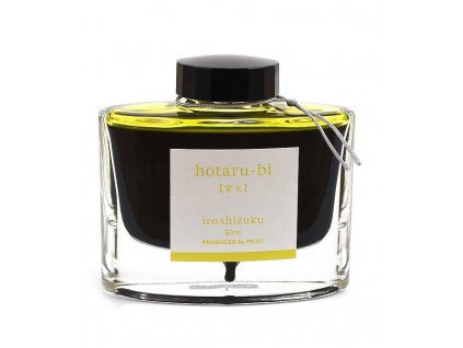 inkoust v lahvičce Pilot Iroshizuku HOTARU BI 50 ml A