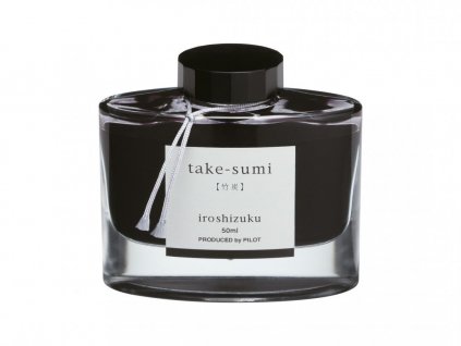 inkoust v lahvičce Pilot Iroshizuku TAKE SUMI 50 ml