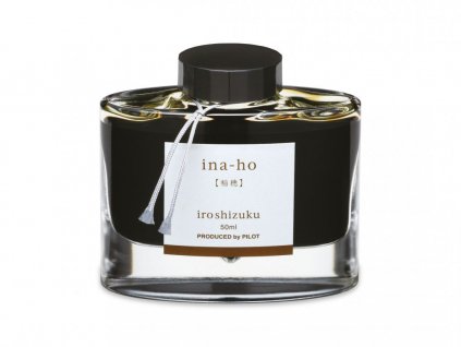 inkoust v lahvičce Pilot Iroshizuku KAKI INA HO 50 ml