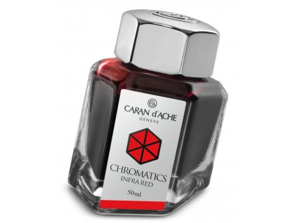 Inkoust v lahvičce Caran d'Ache Chromatics Infra Red 50 ml