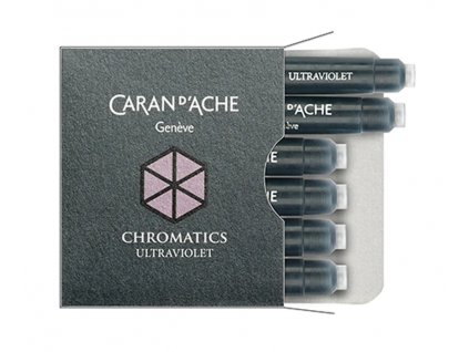 Inkoustové bombičky Caran d'Ache Chromatics Ultra Violet 6ks