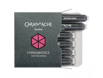Inkoustové bombičky Caran d'Ache Chromatics Divine Pink 6 ks