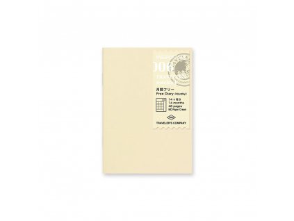Diář Midori Traveler's notebook passport 006 měsíční, nedatovaný A