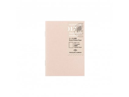 Sešit Midori Traveler's notebook passport 017 sešit na sběr samolepek A