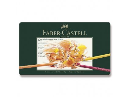 Pastelky Faber Castell POLYCHROMOS 120 kusů, plech A