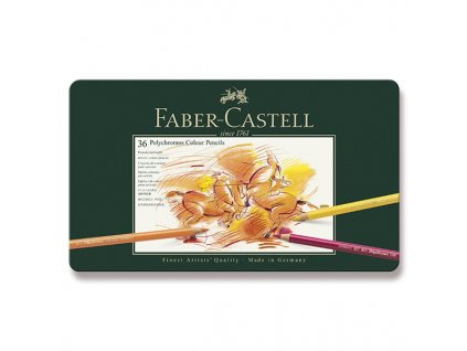 Pastelky Faber Castell POLYCHROMOS 36 kusů, plech A