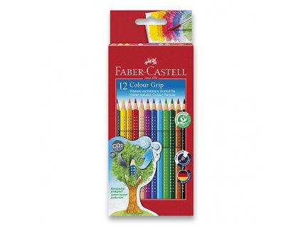 Pastelky Faber Castell GRIP 12 kusů A