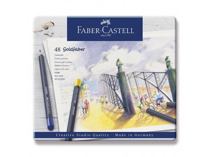 Pastelky Faber Castell Goldfaber, 48 ks A