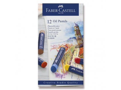 Olejové pastely Faber Castell Goldfaber 12 kusů A