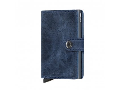 peněženka Secrid Miniwallet Vintage Blue 2018 Front