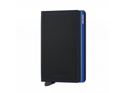 Peněženka Secrid Slimwallet Matte BlackBlue Front