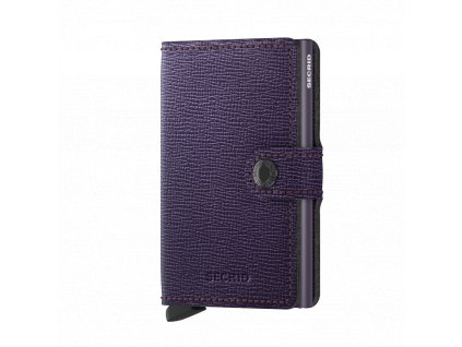 Peněženka Secrid Miniwallet Crisple Purple Front
