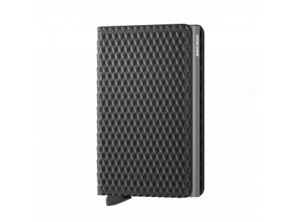 Peněženka Secrid Slimwallet Cubic Black Titanium Front