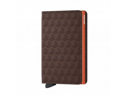 Peněženka Secrid Slimwallet Optical Brown Orange Front