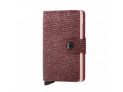 Peněženka Secrid Miniwallet Sparkle Red Front