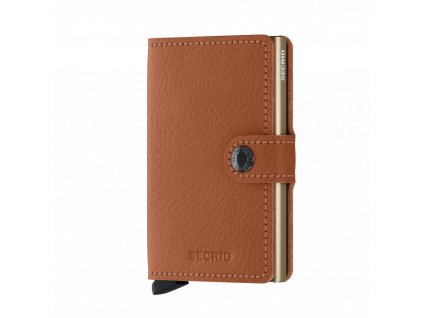 peněženka Secrid Miniwallet Veg Caramello Sand Front