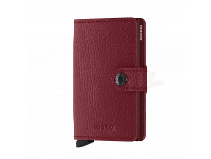 peněženka Secrid Miniwallet Veg Rosso Bordeaux Front