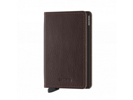 Secrid Slimwallet Veg Espresso Brown Front