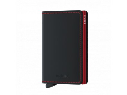 SECRID Slimwallet Matte Black & Red 1