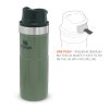 The Trigger-Action Travel Mug .47L / 16oz Hammertone Green