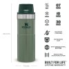 The Trigger-Action Travel Mug .47L / 16oz Hammertone Green
