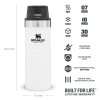 The Trigger-Action Travel Mug .47L / 16oz Polar