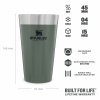 The Stacking Tumbler .47L / 16oz Hammertone Green