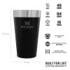The Stacking Tumbler .47L / 16oz Matte Black Pebble