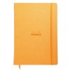 Webntbook ORANGE A4 96 sheets lined ivory 90g, paper elastic closure