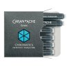 Inkoustové bombičky Caran d'Ache Chromatics Hypnotic Turquoise 6 ks