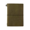 Zápisník Midori Traveler's Notebook Starter Kit Passport Olive A