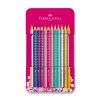 Pastelky Faber Castell Sparkle, plechová dóza, 12 ks A