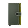Peněženka Secrid Miniwallet Matte GreenLime Front
