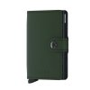 peněženka Secrid Miniwallet Matte Green Black Front