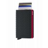Peněženka Secrid Slimwallet Cubic Black Red Front Cards