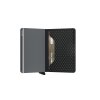 Peněženka Secrid Slimwallet Cubic Black Titanium Semi Open
